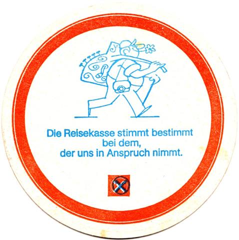 berlin b-be dt vrbank spruch raiff 2b (rund215-die reisekasse-blauorange) 